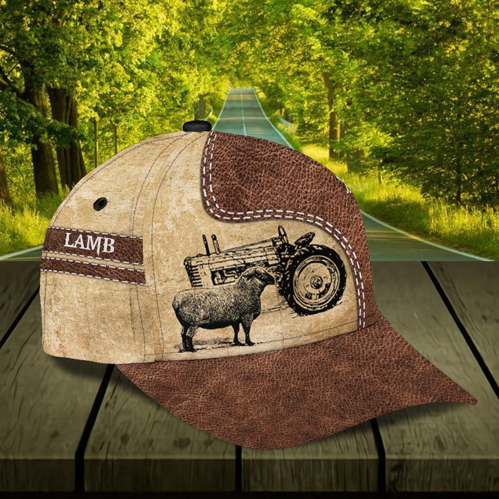 Personalized Farmer Classic Cap, Personalized Gift for Farmers, Cow Lovers, Chicken Lovers Trucker Hats Custom Hats Gifts For Men & Women