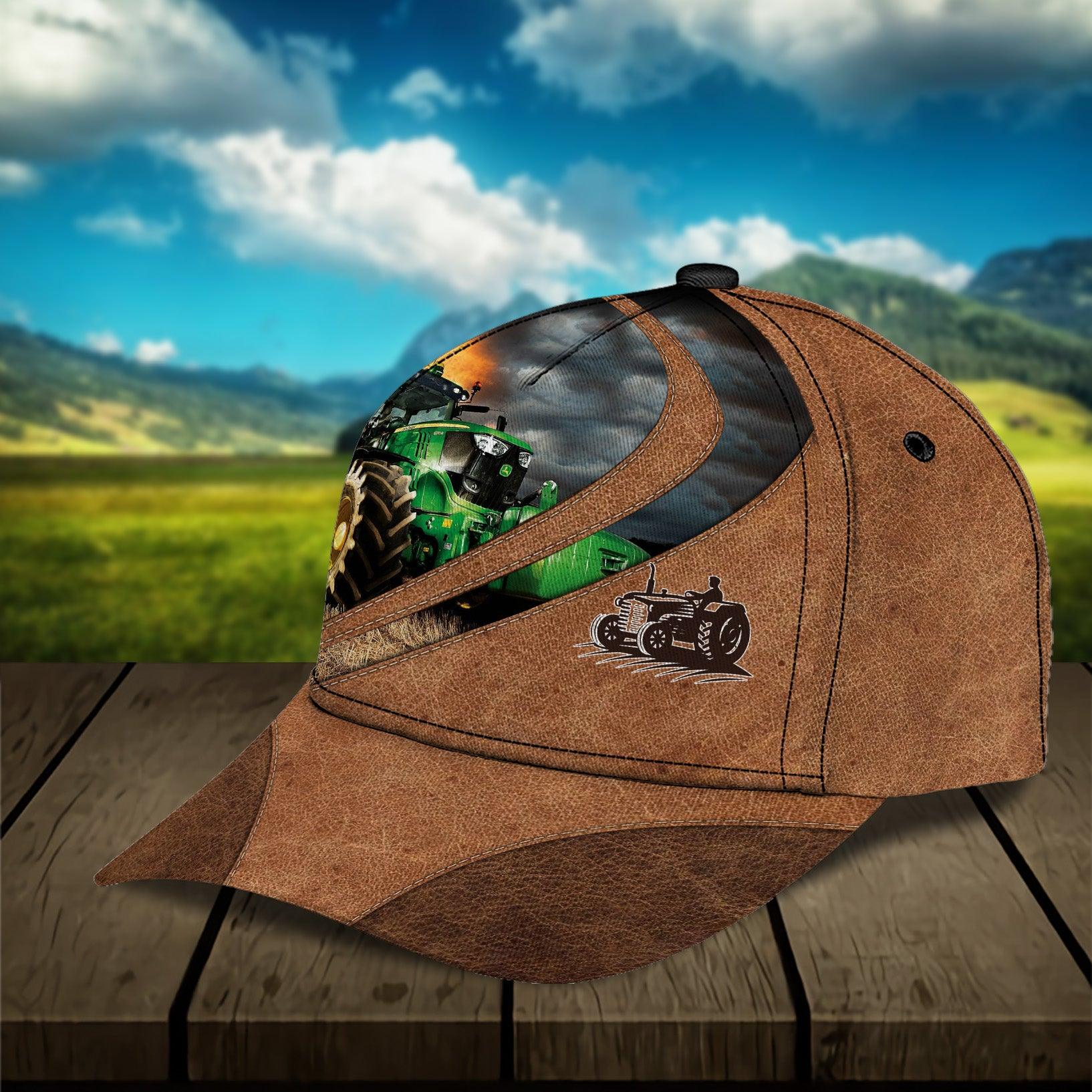 Personalized Farmer Classic Cap, Personalized Gift for Farmers, Cow Lovers, Chicken Lovers Trucker Hats Custom Hats Gifts For Men & Women