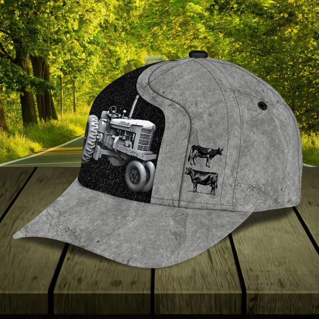 Personalized Farmer Classic Cap, Personalized Gift for Farmers, Cow Lovers, Chicken Lovers Trucker Hats Custom Hats Gifts For Men & Women