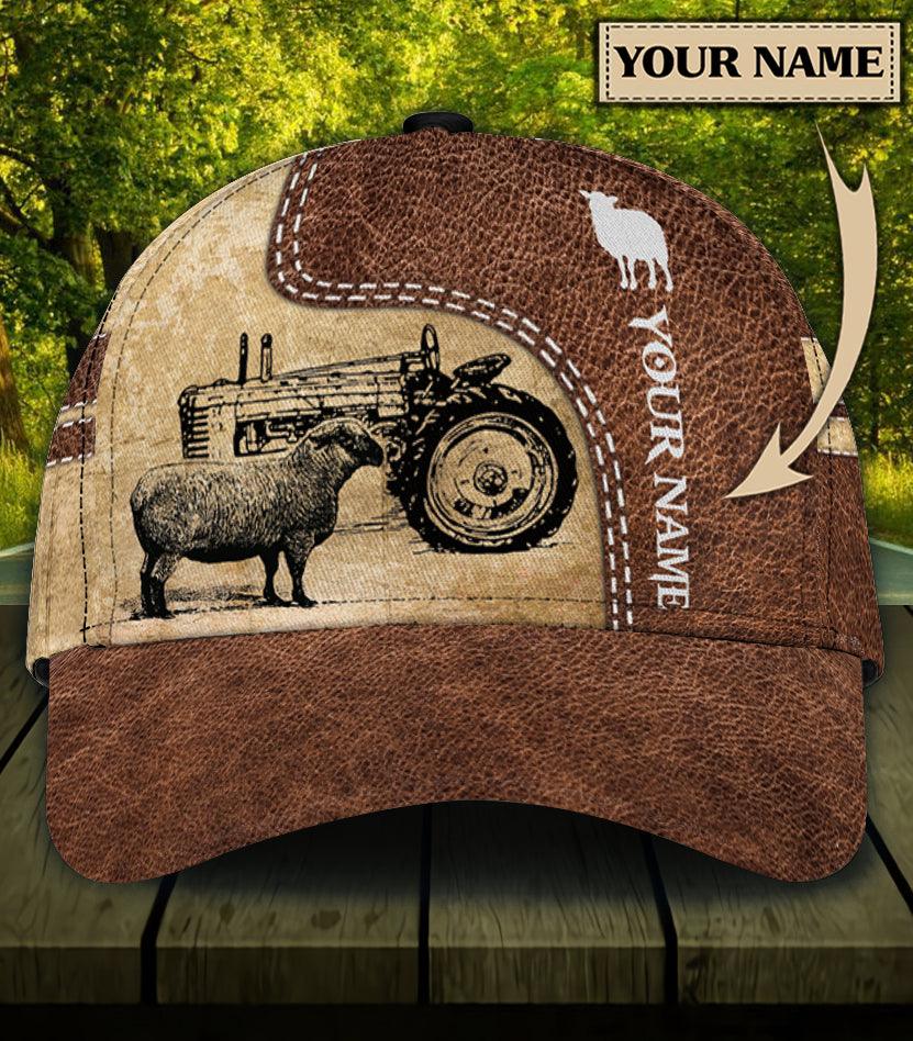 Personalized Farmer Classic Cap, Personalized Gift for Farmers, Cow Lovers, Chicken Lovers Trucker Hats Custom Hats Gifts For Men & Women
