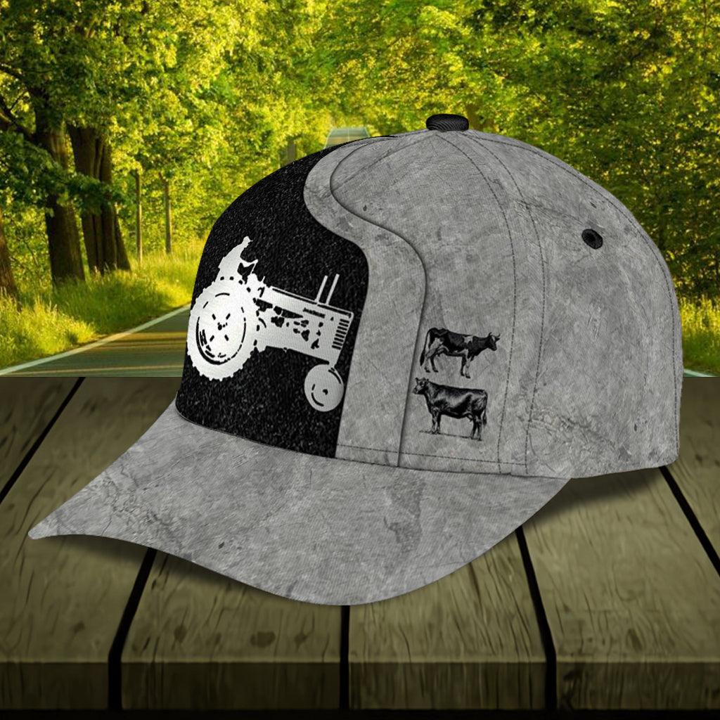 Personalized Farmer Classic Cap, Personalized Gift for Farmers, Cow Lovers, Chicken Lovers Trucker Hats Custom Hats Gifts For Men & Women