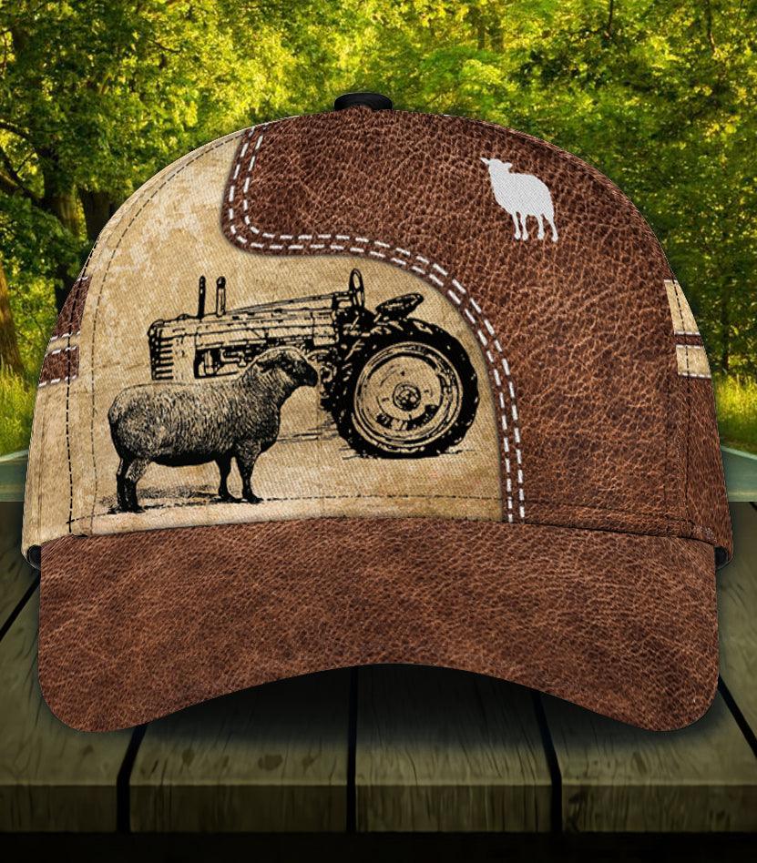 Personalized Farmer Classic Cap, Personalized Gift for Farmers, Cow Lovers, Chicken Lovers Trucker Hats Custom Hats Gifts For Men & Women
