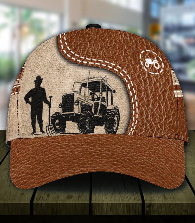 Personalized Farmer Classic Cap, Personalized Gift for Farmers, Cow Lovers, Chicken Lovers Trucker Hats Custom Hats Gifts For Men & Women