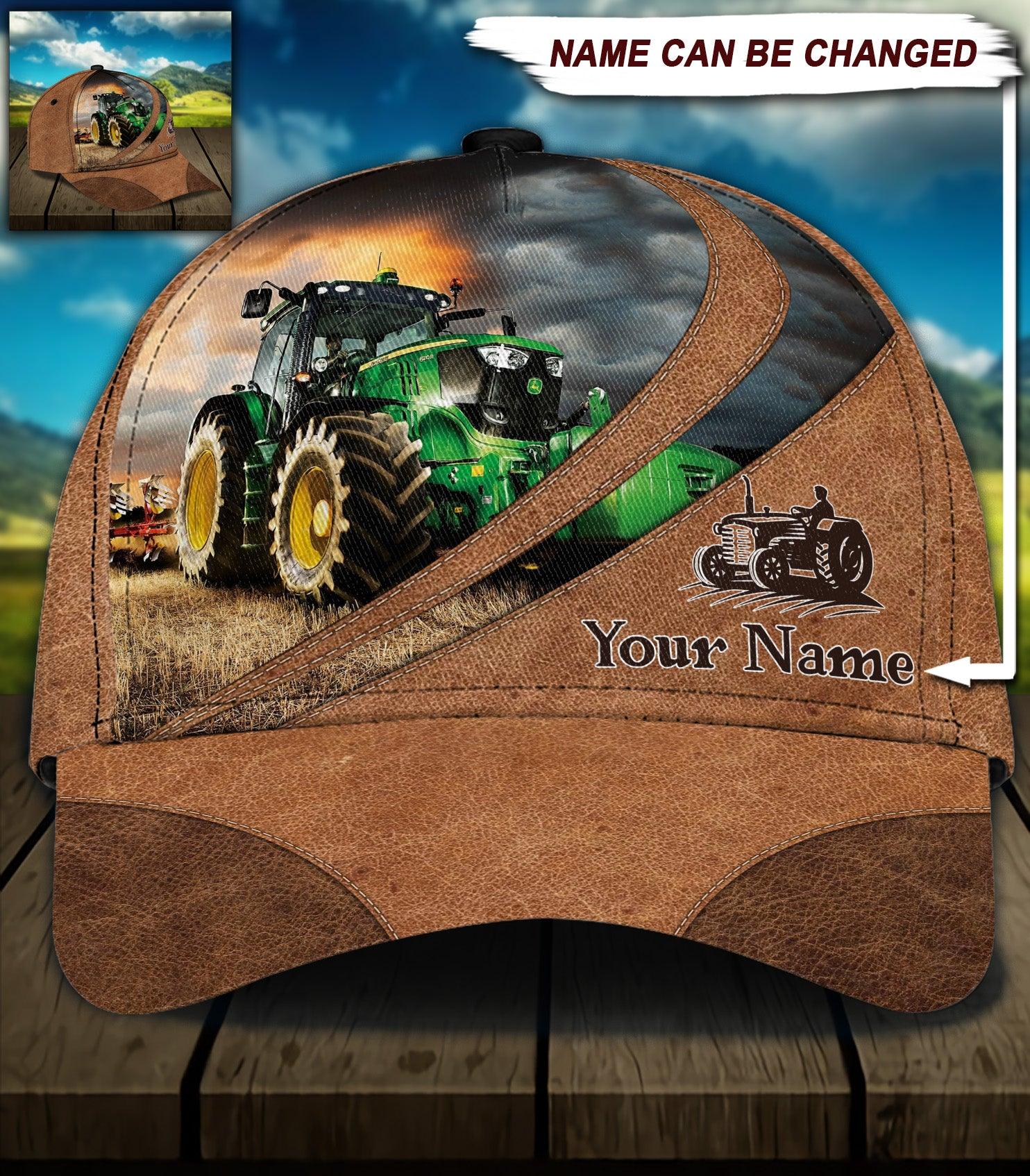 Personalized Farmer Classic Cap, Personalized Gift for Farmers, Cow Lovers, Chicken Lovers Trucker Hats Custom Hats Gifts For Men & Women