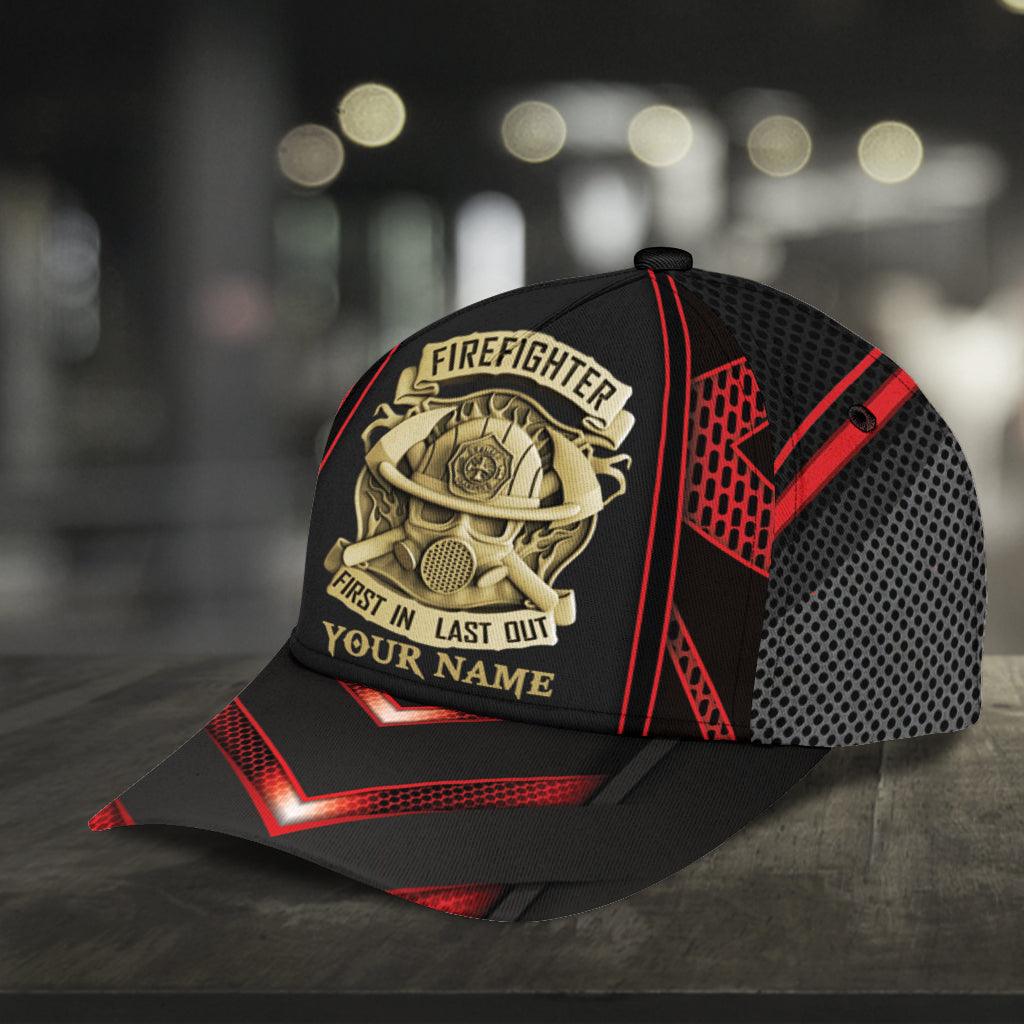 Personalized Firefighter Classic Cap, Personalized Gift for Firefighters Trucker Hats Custom Hats Gifts For Men & Women