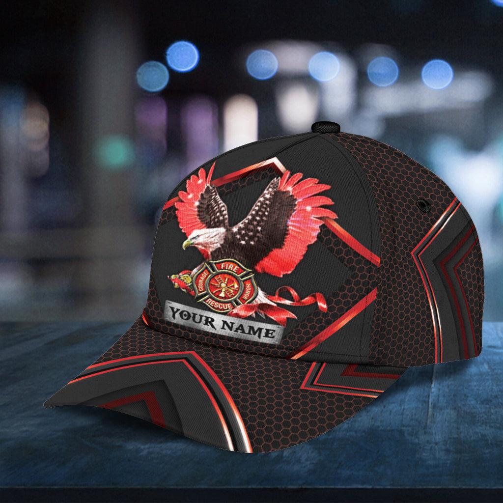 Personalized Firefighter Classic Cap, Personalized Gift for Firefighters Trucker Hats Custom Hats Gifts For Men & Women
