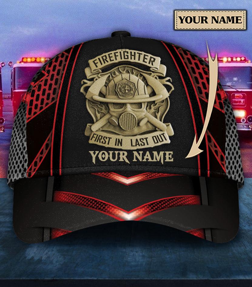 Personalized Firefighter Classic Cap, Personalized Gift for Firefighters Trucker Hats Custom Hats Gifts For Men & Women