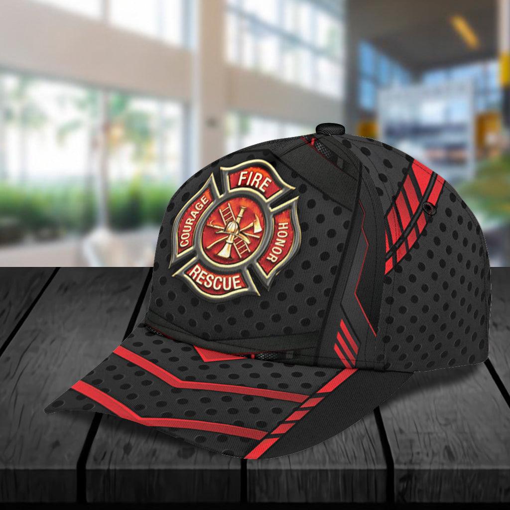 Personalized Firefighter Classic Cap, Personalized Gift for Firefighters Trucker Hats Custom Hats Gifts For Men & Women