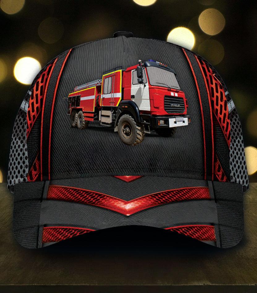 Personalized Firefighter Classic Cap, Personalized Gift for Firefighters Trucker Hats Custom Hats Gifts For Men & Women