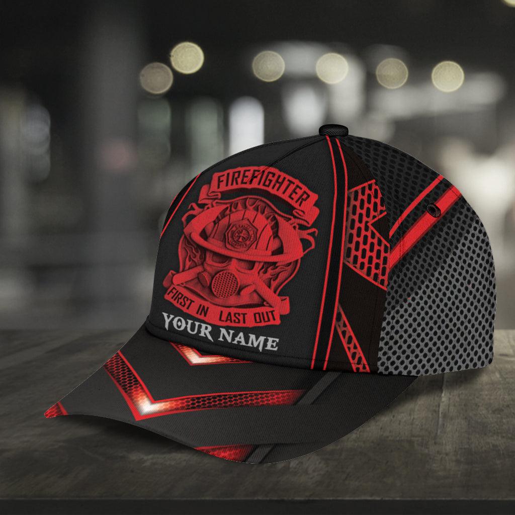 Personalized Firefighter Classic Cap, Personalized Gift for Firefighters Trucker Hats Custom Hats Gifts For Men & Women