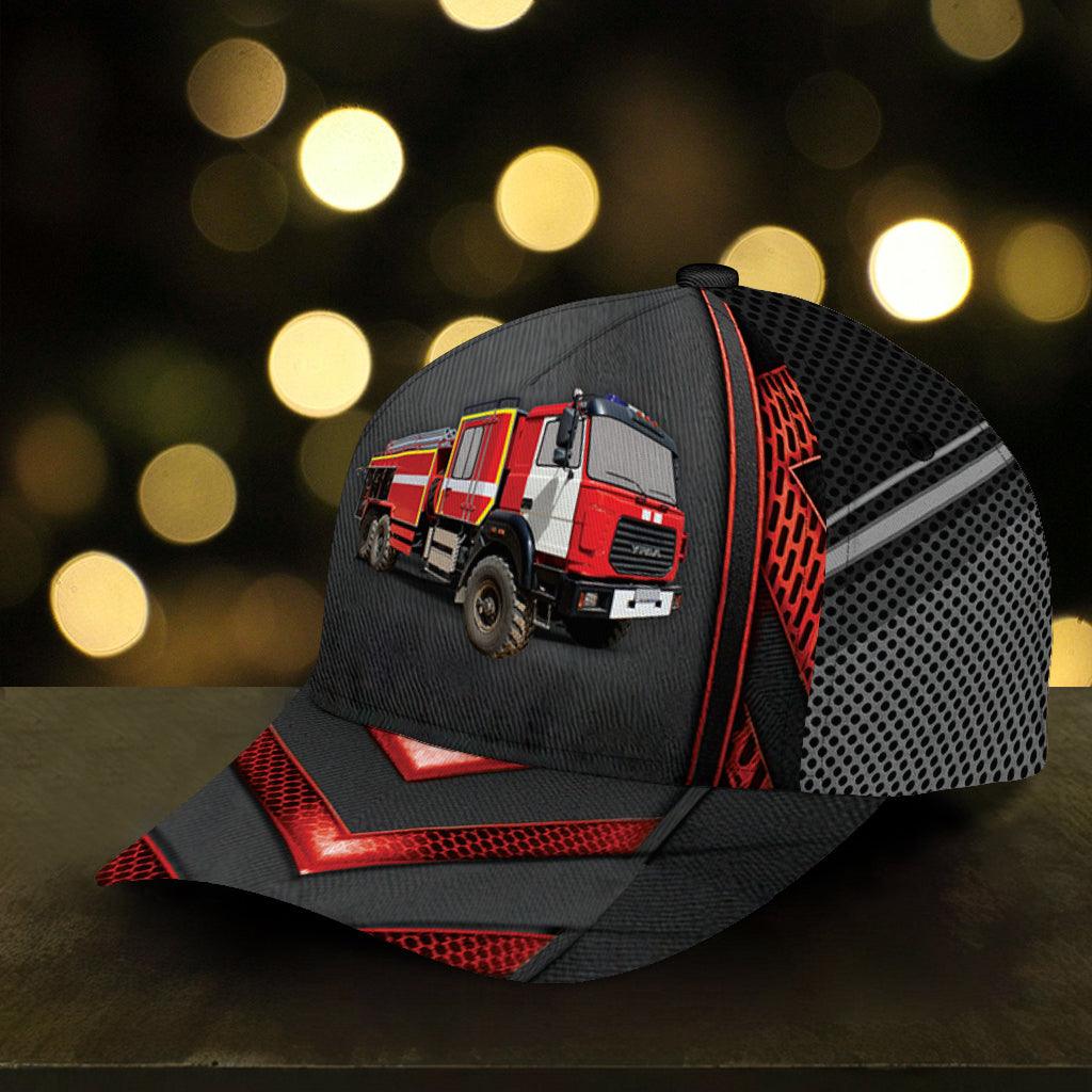 Personalized Firefighter Classic Cap, Personalized Gift for Firefighters Trucker Hats Custom Hats Gifts For Men & Women