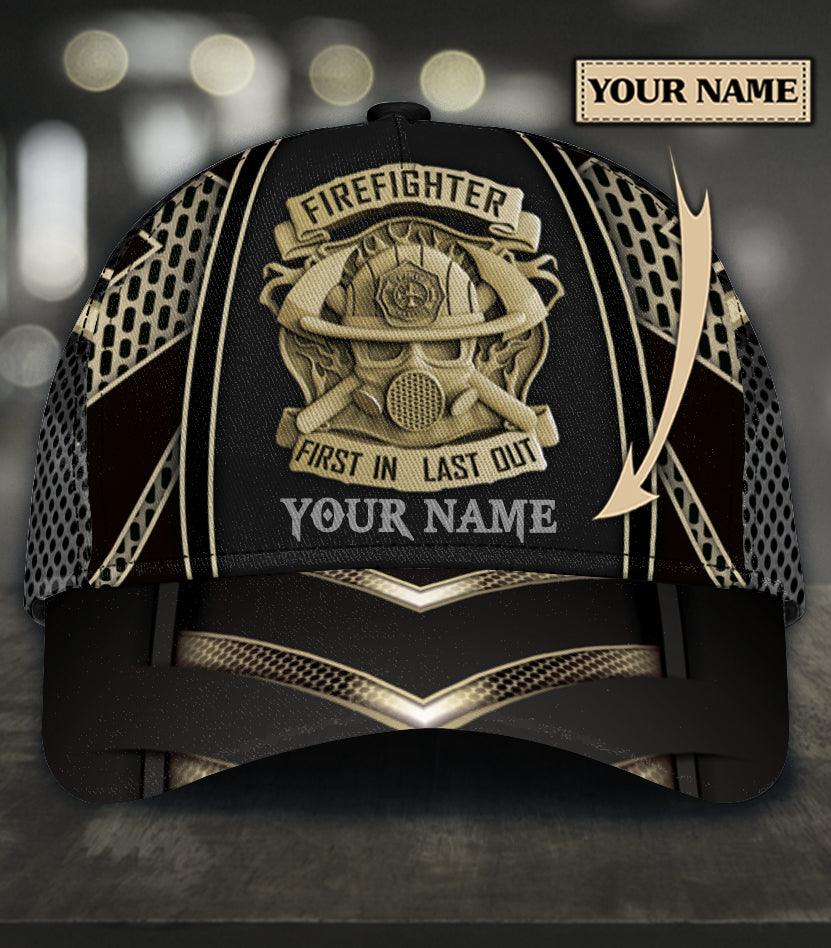 Personalized Firefighter Classic Cap, Personalized Gift for Firefighters Trucker Hats Custom Hats Gifts For Men & Women