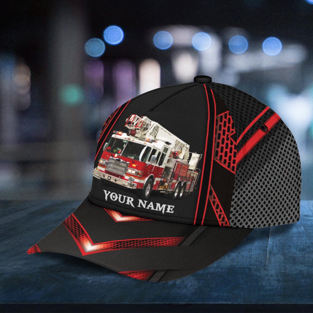 Personalized Firefighter Classic Cap, Personalized Gift for Firefighters Trucker Hats Custom Hats Gifts For Men & Women