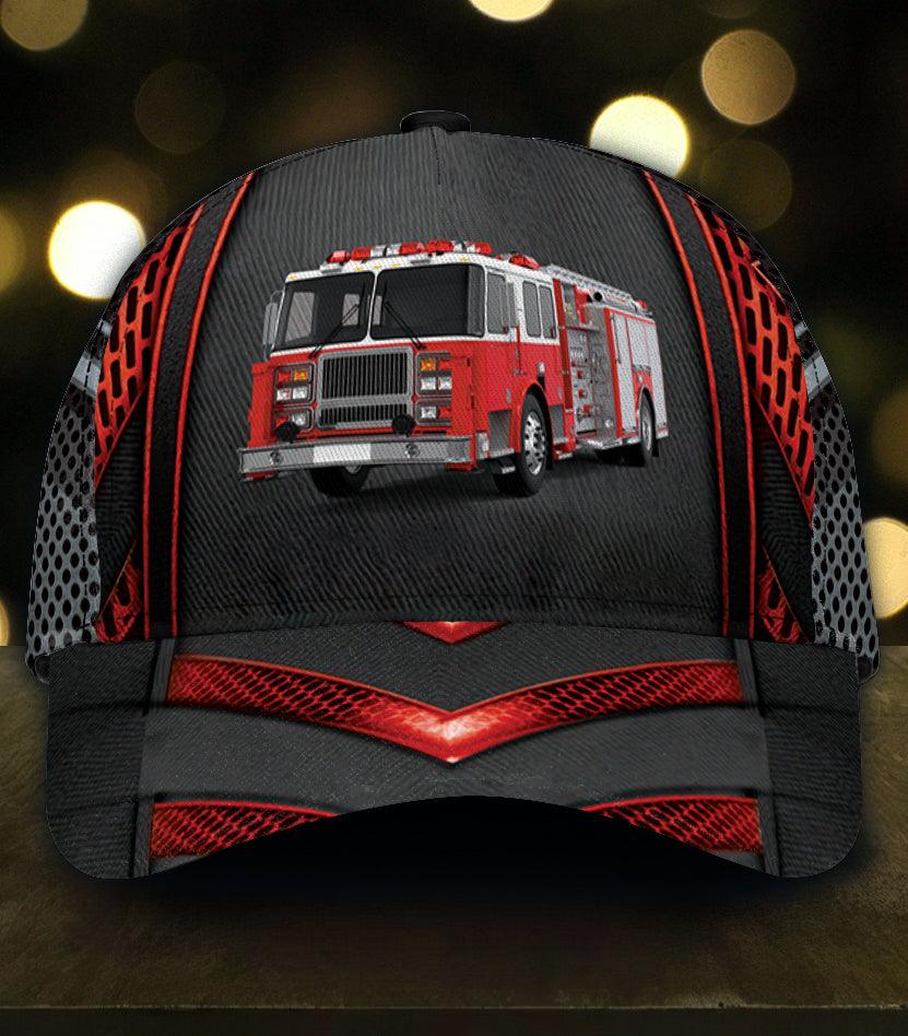 Personalized Firefighter Classic Cap, Personalized Gift for Firefighters Trucker Hats Custom Hats Gifts For Men & Women