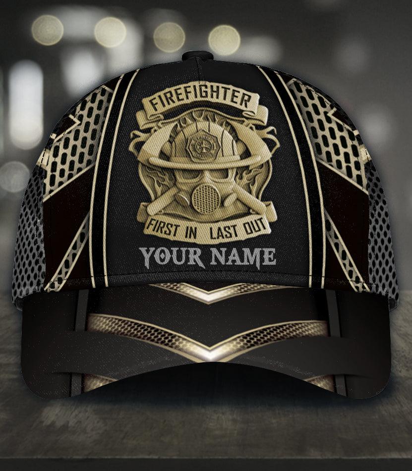 Personalized Firefighter Classic Cap, Personalized Gift for Firefighters Trucker Hats Custom Hats Gifts For Men & Women