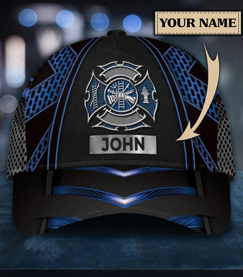Personalized Firefighter Classic Cap, Personalized Gift for Firefighters Trucker Hats Custom Hats Gifts For Men & Women