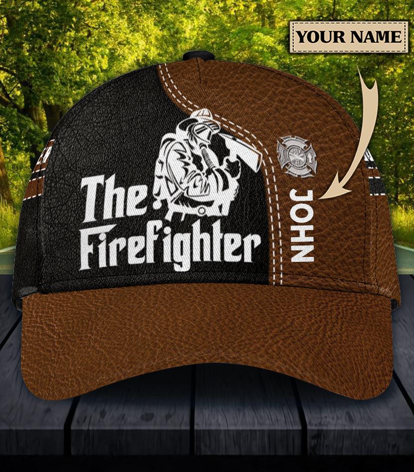 Personalized Firefighter Classic Cap, Personalized Gift for Firefighters Trucker Hats Custom Hats Gifts For Men & Women