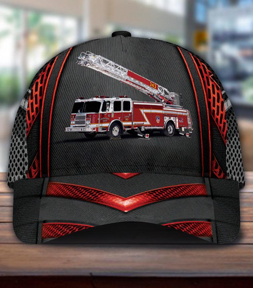 Personalized Firefighter Classic Cap, Personalized Gift for Firefighters Trucker Hats Custom Hats Gifts For Men & Women