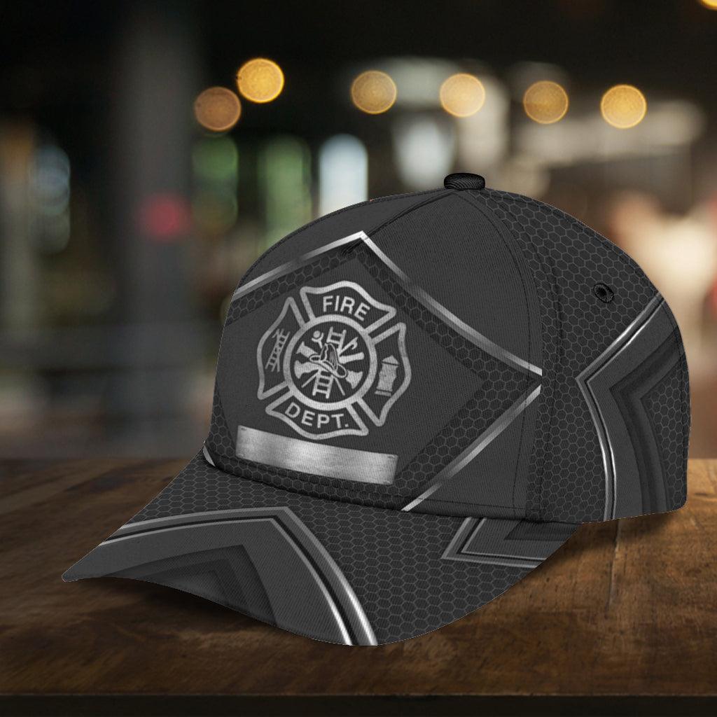 Personalized Firefighter Classic Cap, Personalized Gift for Firefighters Trucker Hats Custom Hats Gifts For Men & Women