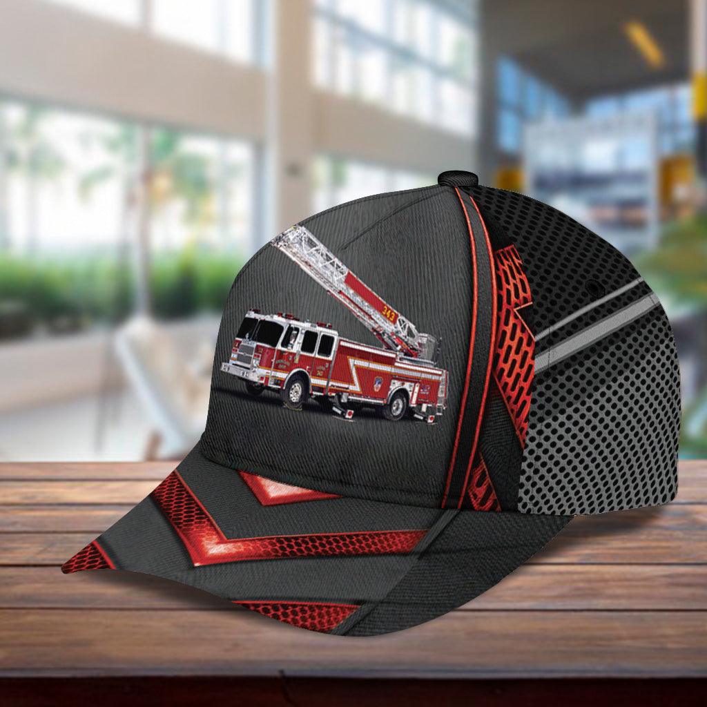 Personalized Firefighter Classic Cap, Personalized Gift for Firefighters Trucker Hats Custom Hats Gifts For Men & Women