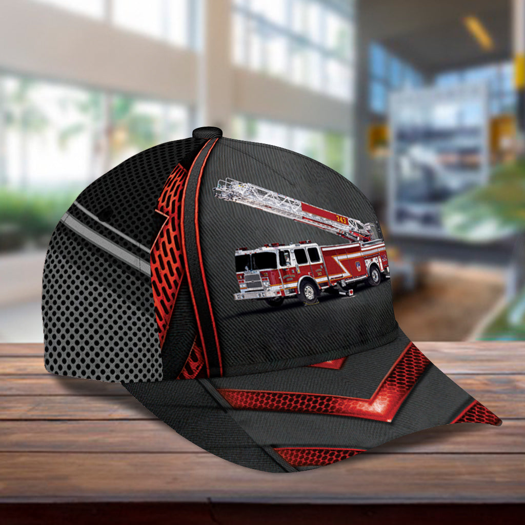 Personalized Firefighter Classic Cap, Personalized Gift for Firefighters Trucker Hats Custom Hats Gifts For Men & Women