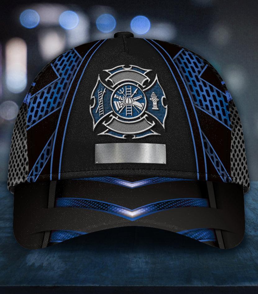 Personalized Firefighter Classic Cap, Personalized Gift for Firefighters Trucker Hats Custom Hats Gifts For Men & Women