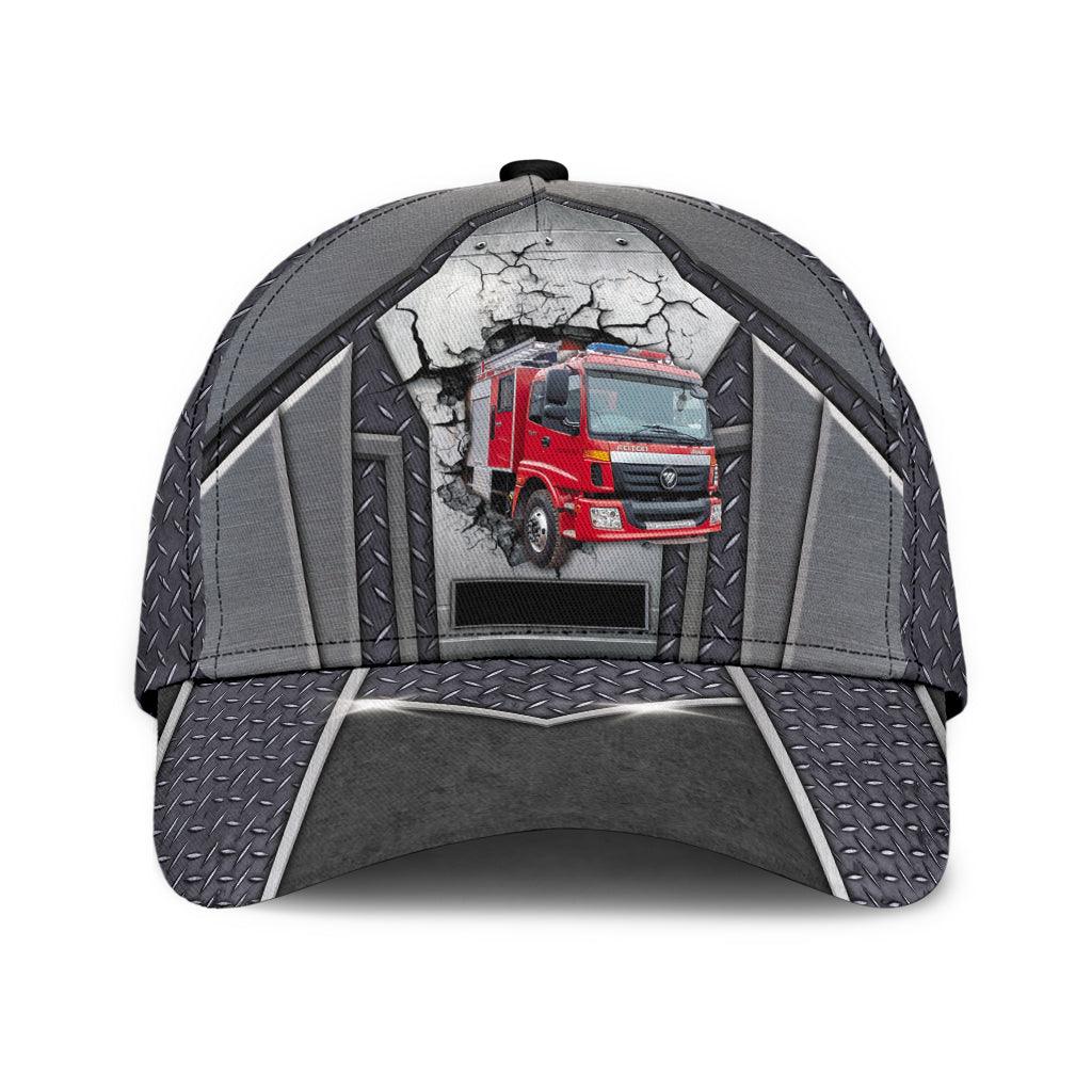 Personalized Firefighter Classic Cap, Personalized Gift for Firefighters Trucker Hats Custom Hats Gifts For Men & Women