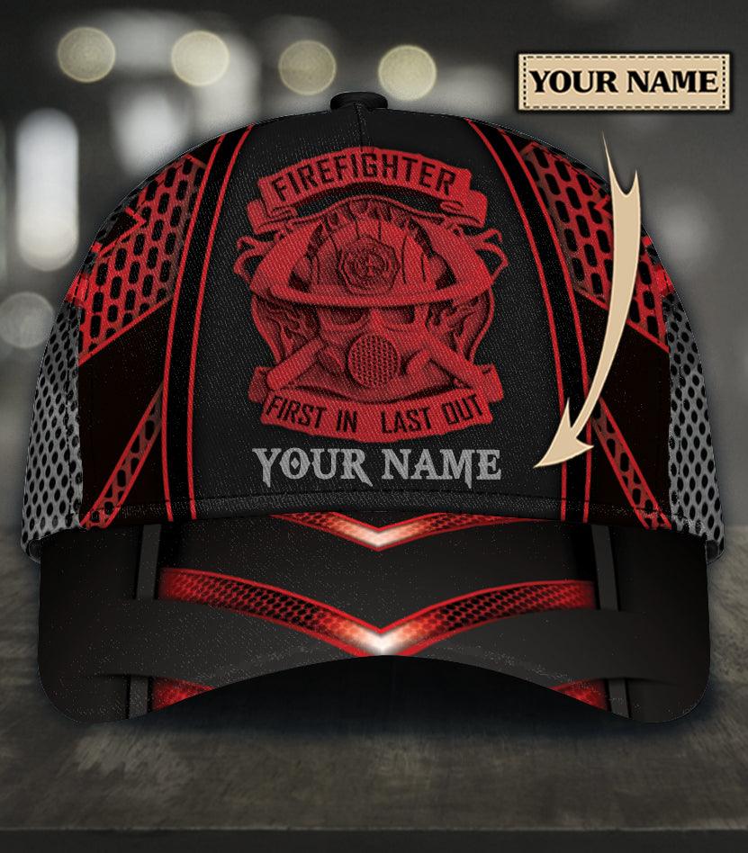 Personalized Firefighter Classic Cap, Personalized Gift for Firefighters Trucker Hats Custom Hats Gifts For Men & Women