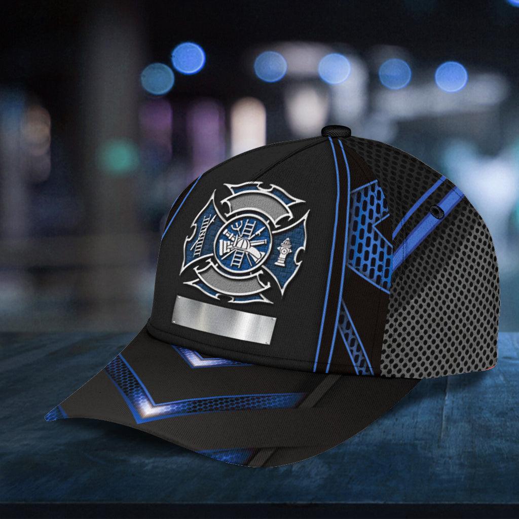Personalized Firefighter Classic Cap, Personalized Gift for Firefighters Trucker Hats Custom Hats Gifts For Men & Women
