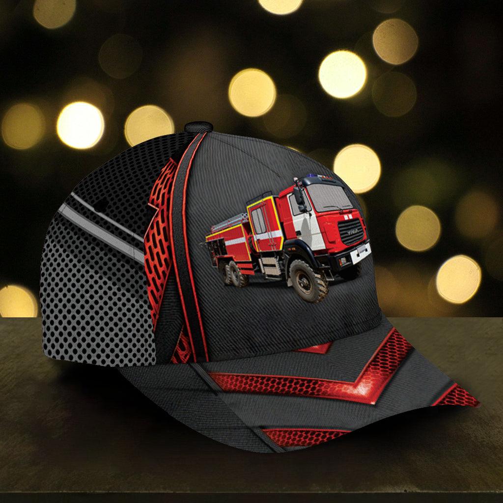 Personalized Firefighter Classic Cap, Personalized Gift for Firefighters Trucker Hats Custom Hats Gifts For Men & Women
