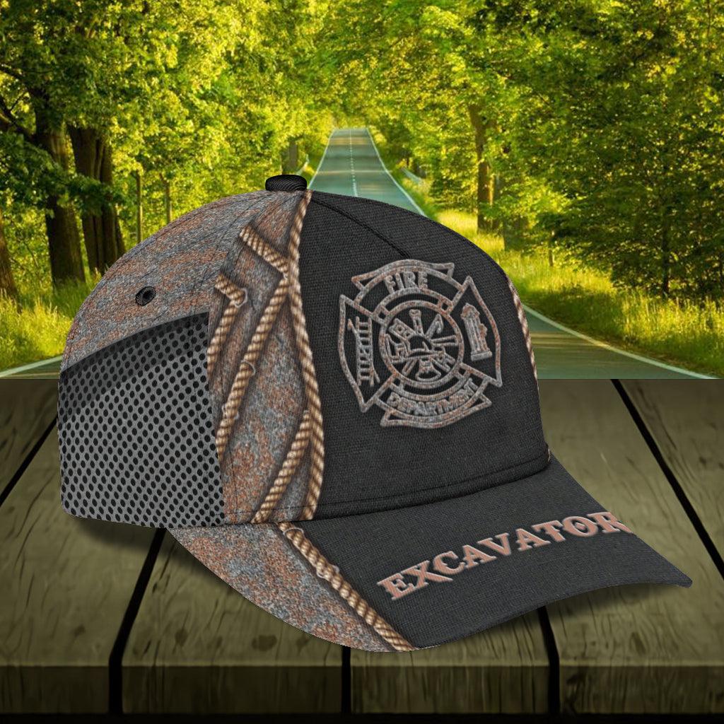 Personalized Firefighter Classic Cap, Personalized Gift for Firefighters Trucker Hats Custom Hats Gifts For Men & Women