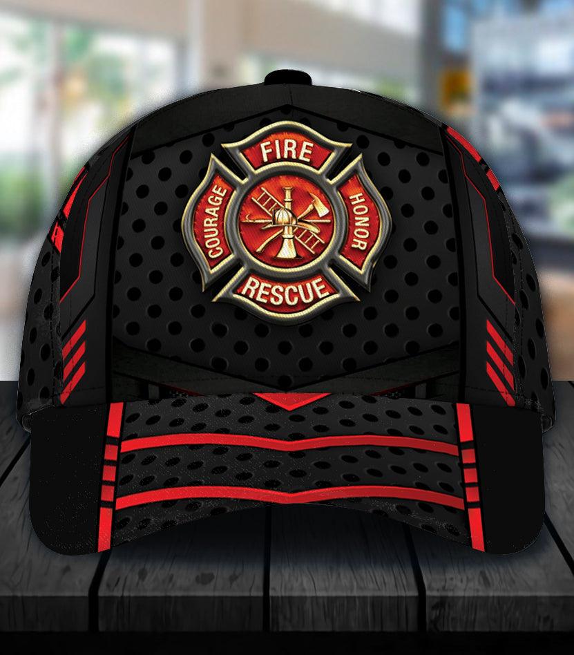 Personalized Firefighter Classic Cap, Personalized Gift for Firefighters Trucker Hats Custom Hats Gifts For Men & Women