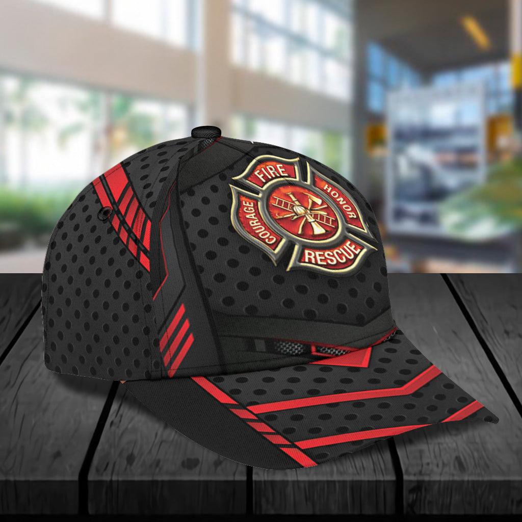 Personalized Firefighter Classic Cap, Personalized Gift for Firefighters Trucker Hats Custom Hats Gifts For Men & Women