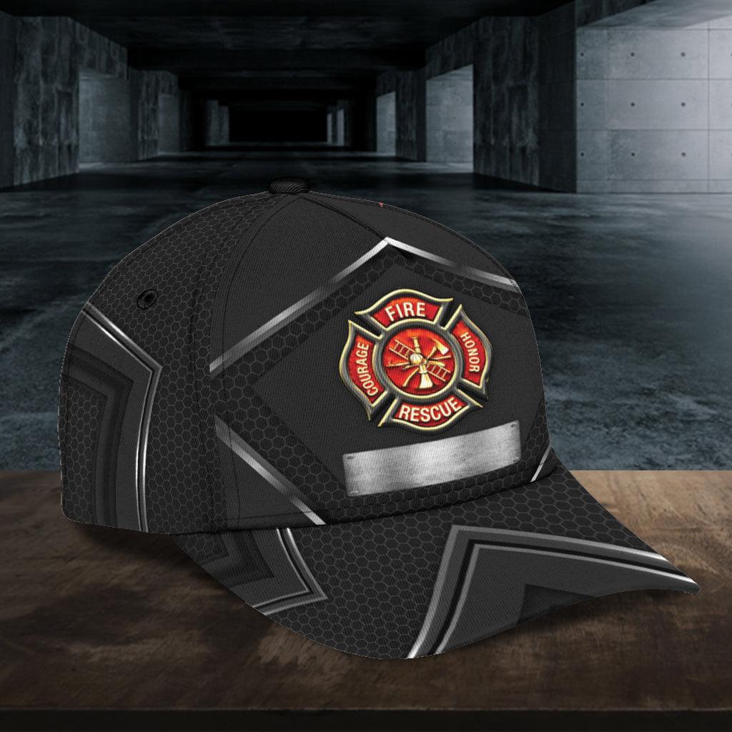 Personalized Firefighter Classic Cap, Personalized Gift for Firefighters Trucker Hats Custom Hats Gifts For Men & Women