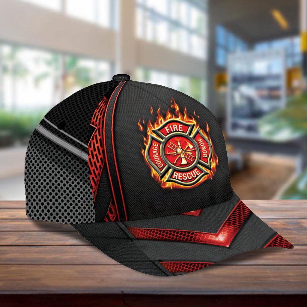 Personalized Firefighter Classic Cap, Personalized Gift for Firefighters Trucker Hats Custom Hats Gifts For Men & Women