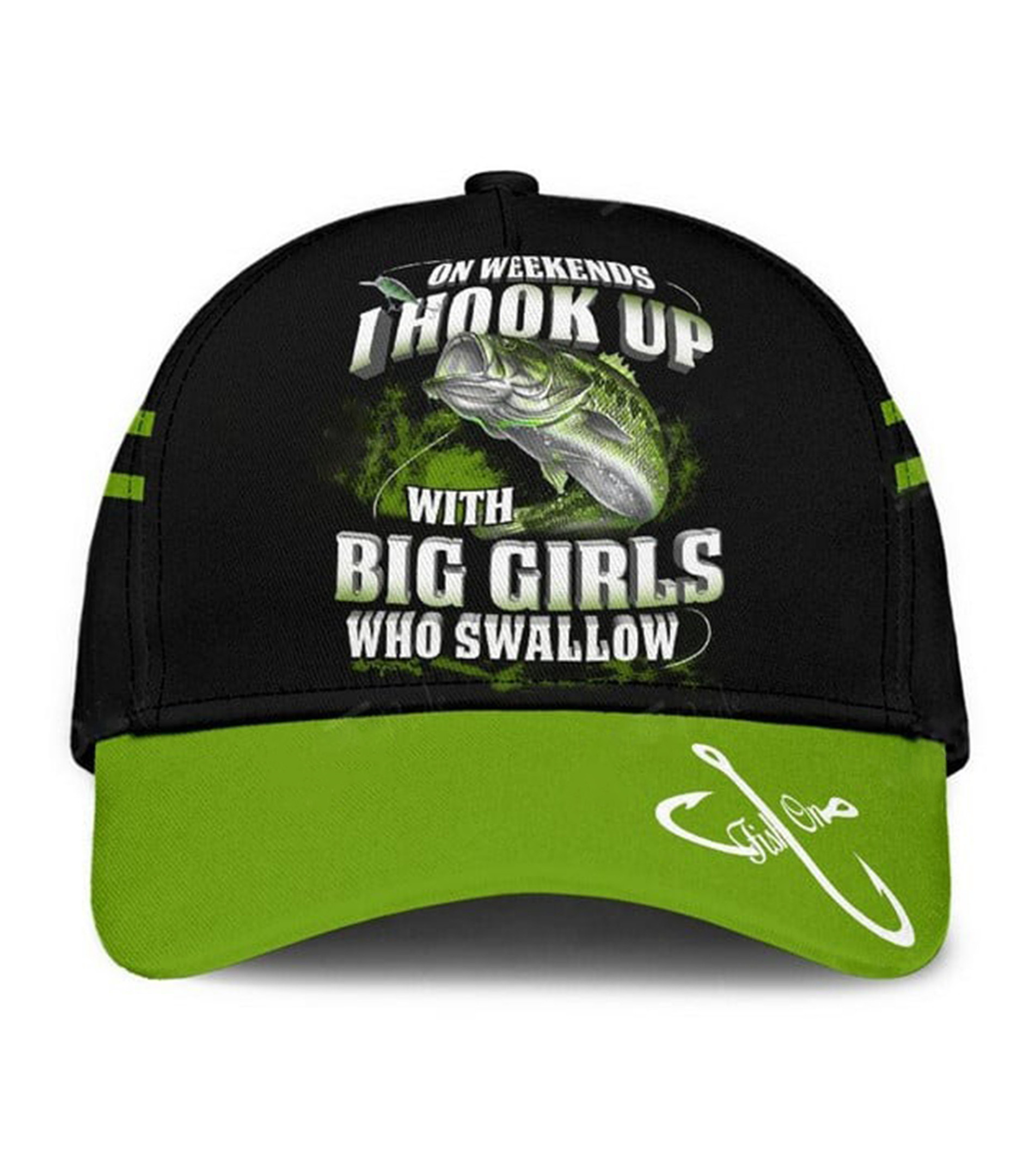 Personalized Fishing Cap, Bass Fishing Classic Hat, Personalize Name Cap, Gift for Dad, Fisherman Trucker Hats Custom Hats Gifts For Men & Women