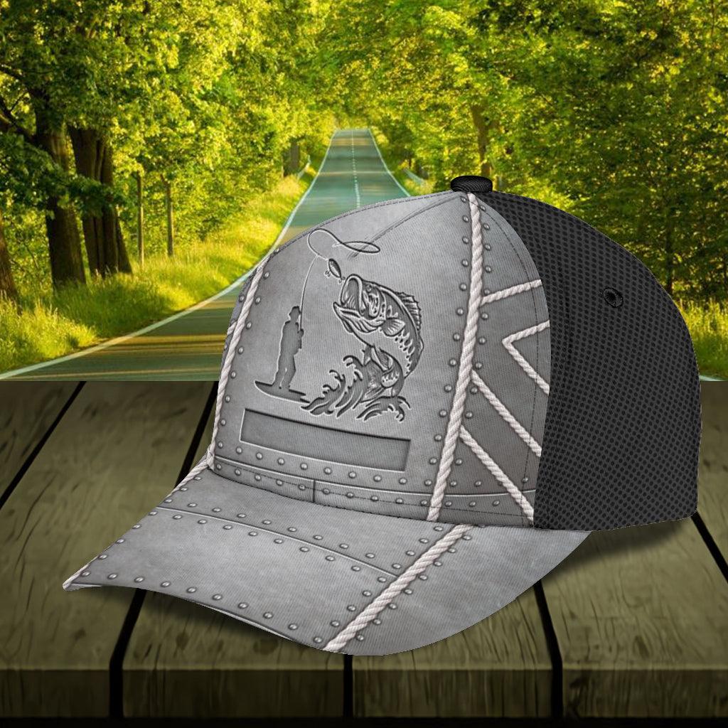 Personalized Fishing Classic Cap, Personalized Gift for Fishing Lovers Trucker Hats Custom Hats Gifts For Men & Women