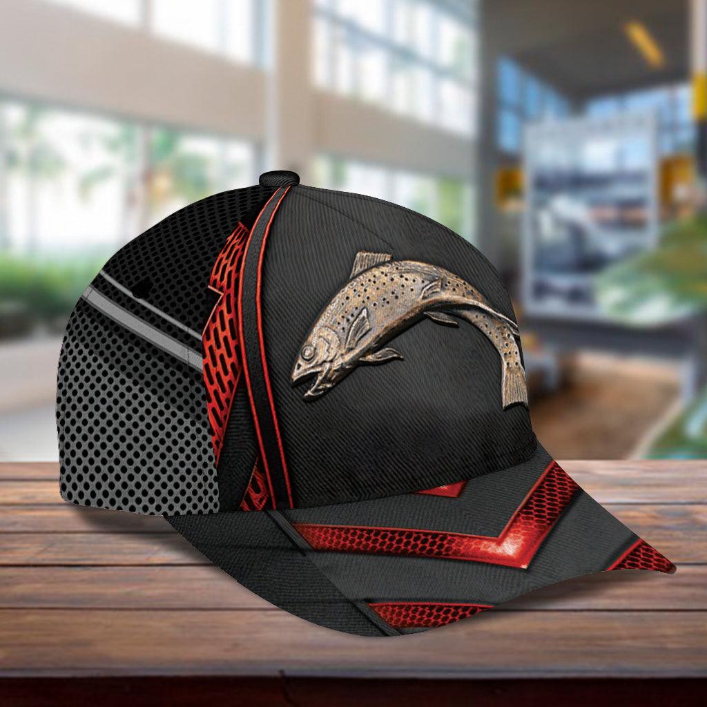 Personalized Fishing Classic Cap, Personalized Gift for Fishing Lovers Trucker Hats Custom Hats Gifts For Men & Women