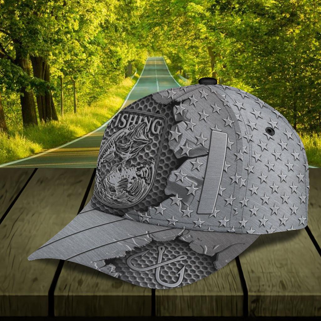 Personalized Fishing Classic Cap, Personalized Gift for Fishing Lovers Trucker Hats Custom Hats Gifts For Men & Women