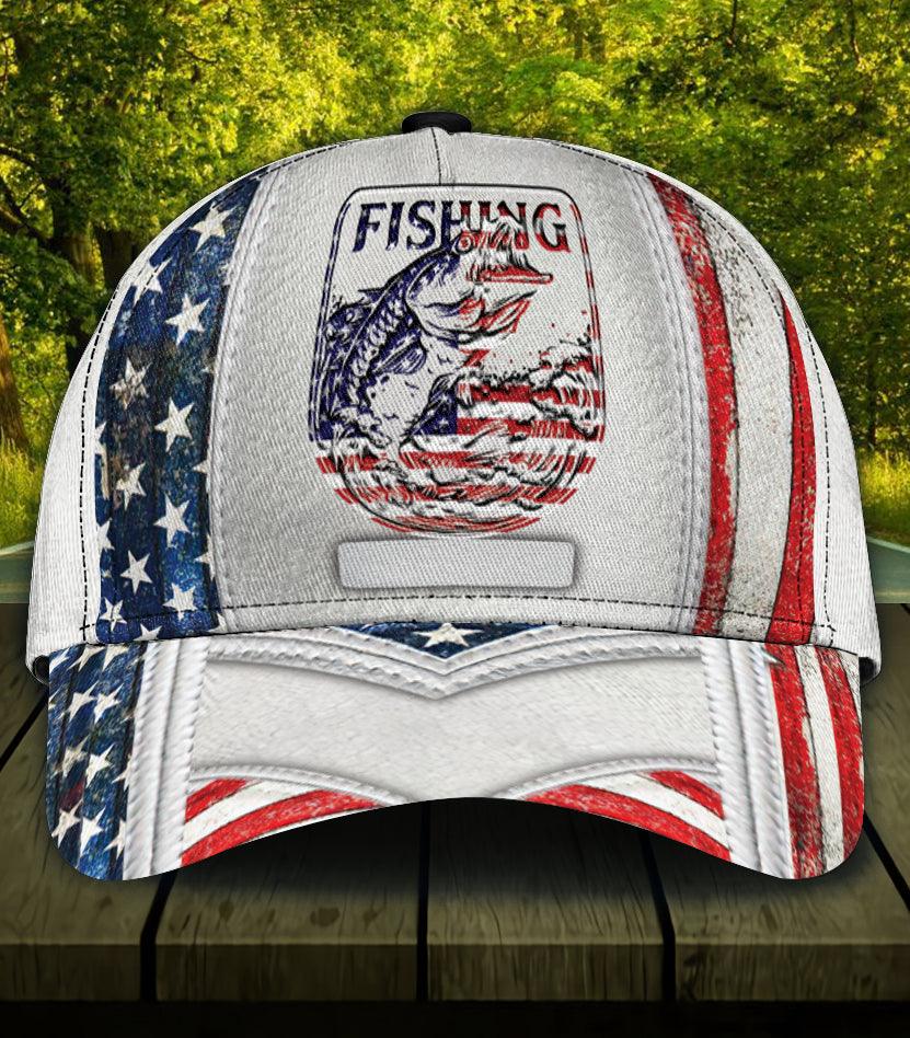 Personalized Fishing Classic Cap, Personalized Gift for Fishing Lovers Trucker Hats Custom Hats Gifts For Men & Women