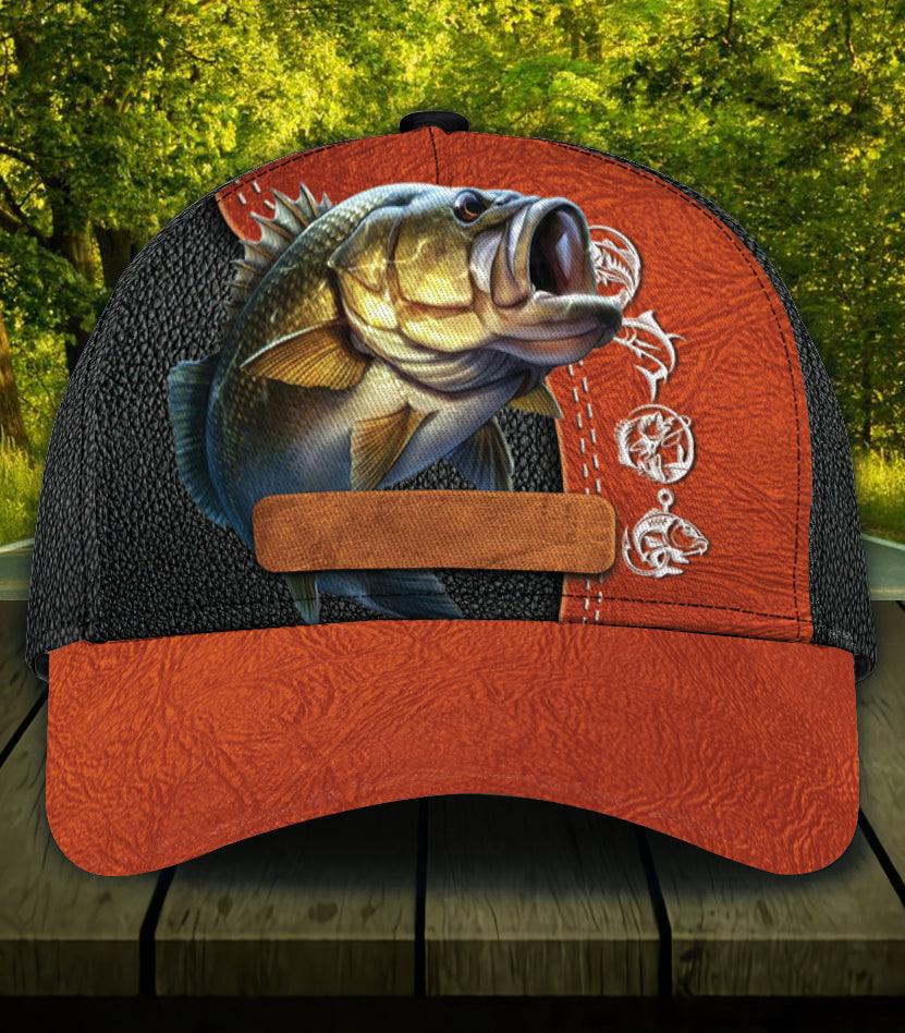 Personalized Fishing Classic Cap, Personalized Gift for Fishing Lovers Trucker Hats Custom Hats Gifts For Men & Women