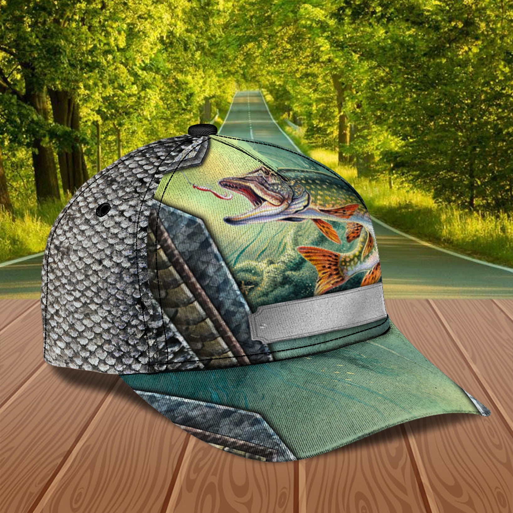 Personalized Fishing Classic Cap, Personalized Gift for Fishing Lovers Trucker Hats Custom Hats Gifts For Men & Women