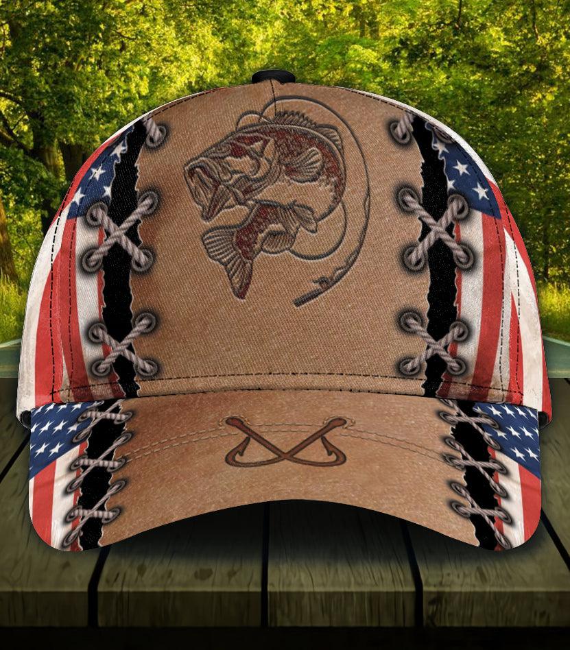 Personalized Fishing Classic Cap, Personalized Gift for Fishing Lovers Trucker Hats Custom Hats Gifts For Men & Women