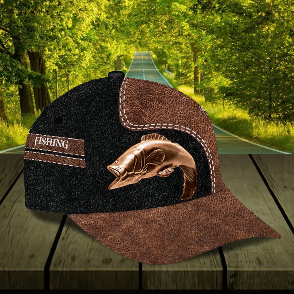 Personalized Fishing Classic Cap, Personalized Gift for Fishing Lovers Trucker Hats Custom Hats Gifts For Men & Women