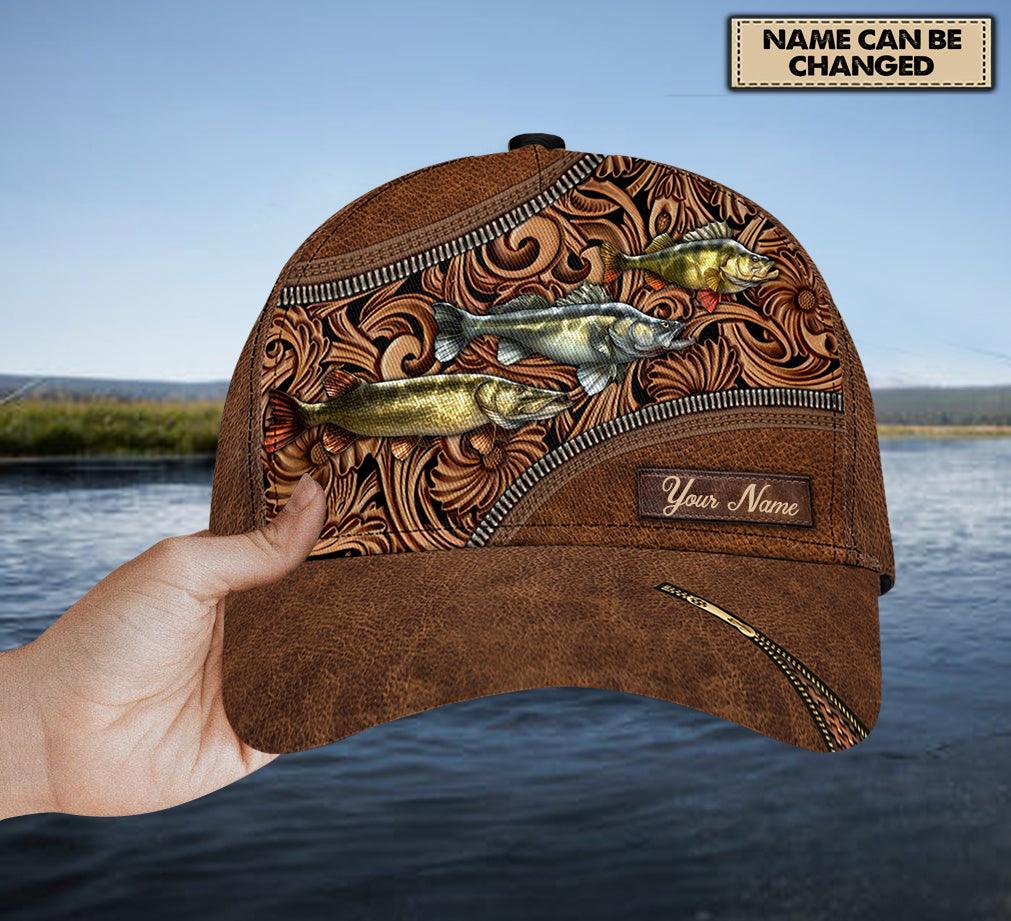 Personalized Fishing Classic Cap, Personalized Gift for Fishing Lovers Trucker Hats Custom Hats Gifts For Men & Women