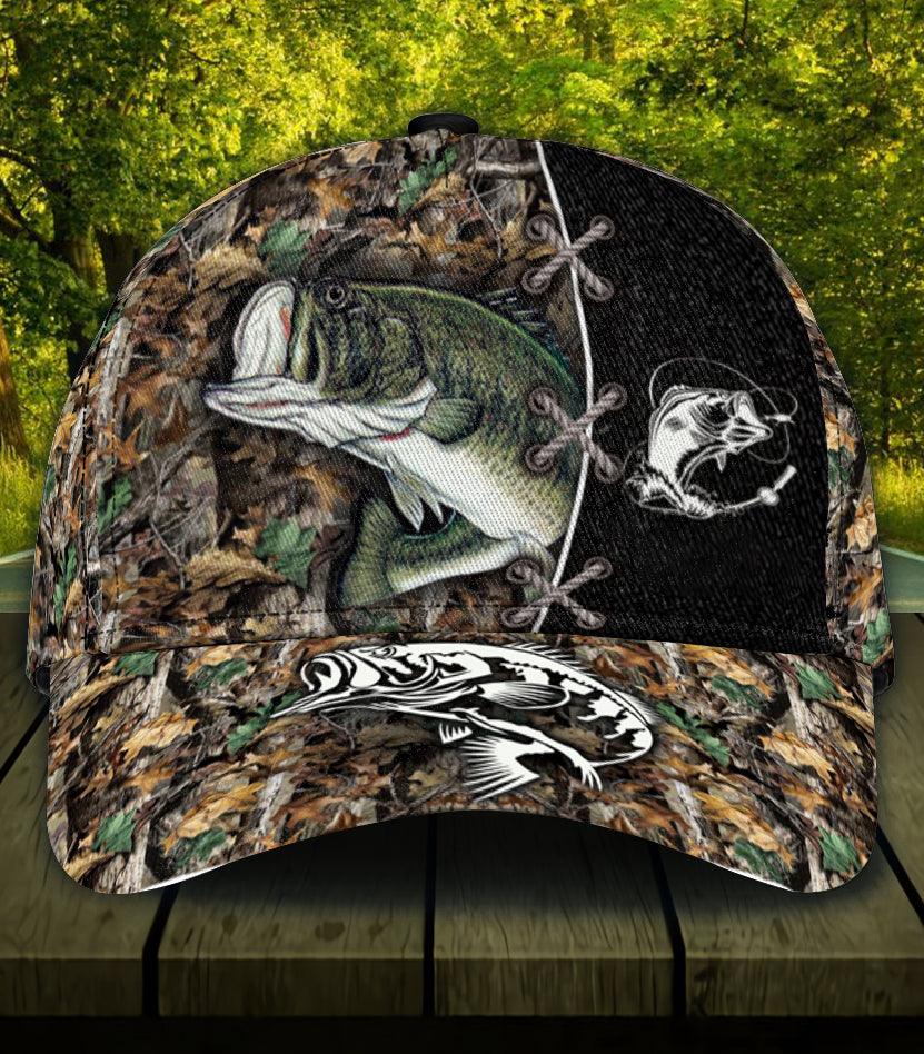 Personalized Fishing Classic Cap, Personalized Gift for Fishing Lovers Trucker Hats Custom Hats Gifts For Men & Women