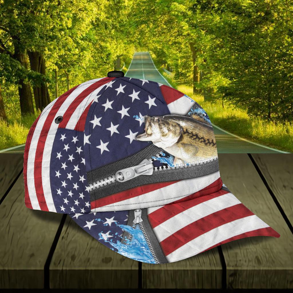 Personalized Fishing Classic Cap, Personalized Gift for Fishing Lovers Trucker Hats Custom Hats Gifts For Men & Women