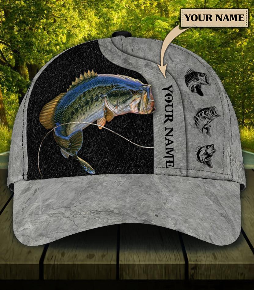 Personalized Fishing Classic Cap, Personalized Gift for Fishing Lovers Trucker Hats Custom Hats Gifts For Men & Women