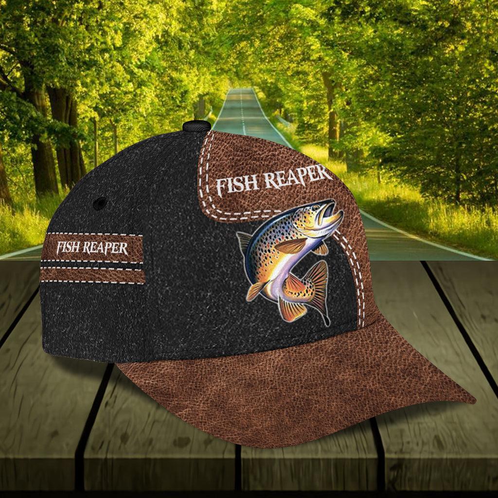 Personalized Fishing Classic Cap, Personalized Gift for Fishing Lovers Trucker Hats Custom Hats Gifts For Men & Women
