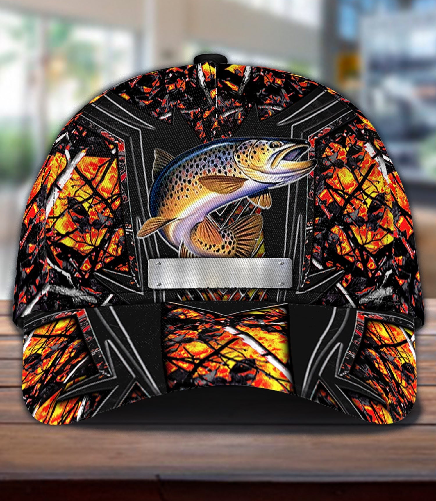 Personalized Fishing Classic Cap, Personalized Gift for Fishing Lovers Trucker Hats Custom Hats Gifts For Men & Women